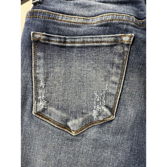 KanCan LA Distressed Skinny Jeans Women’s Size 11/29 Cropped Ankle Blue EUC? - Picture 5 of 16